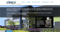 Desktop Screenshot of cimcoresources.com